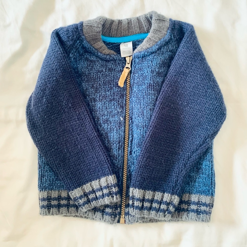 Zip up sweater